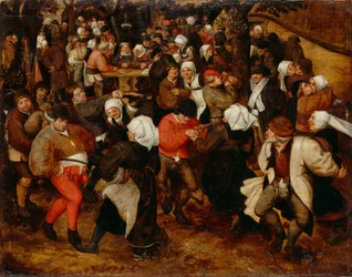 Boda campesina al aire libre